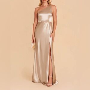 Birdy Grey One Shoulder Neutral Champagne